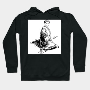 Shouwa Genroku Rakugo Shinjuu-(Mono) Hoodie